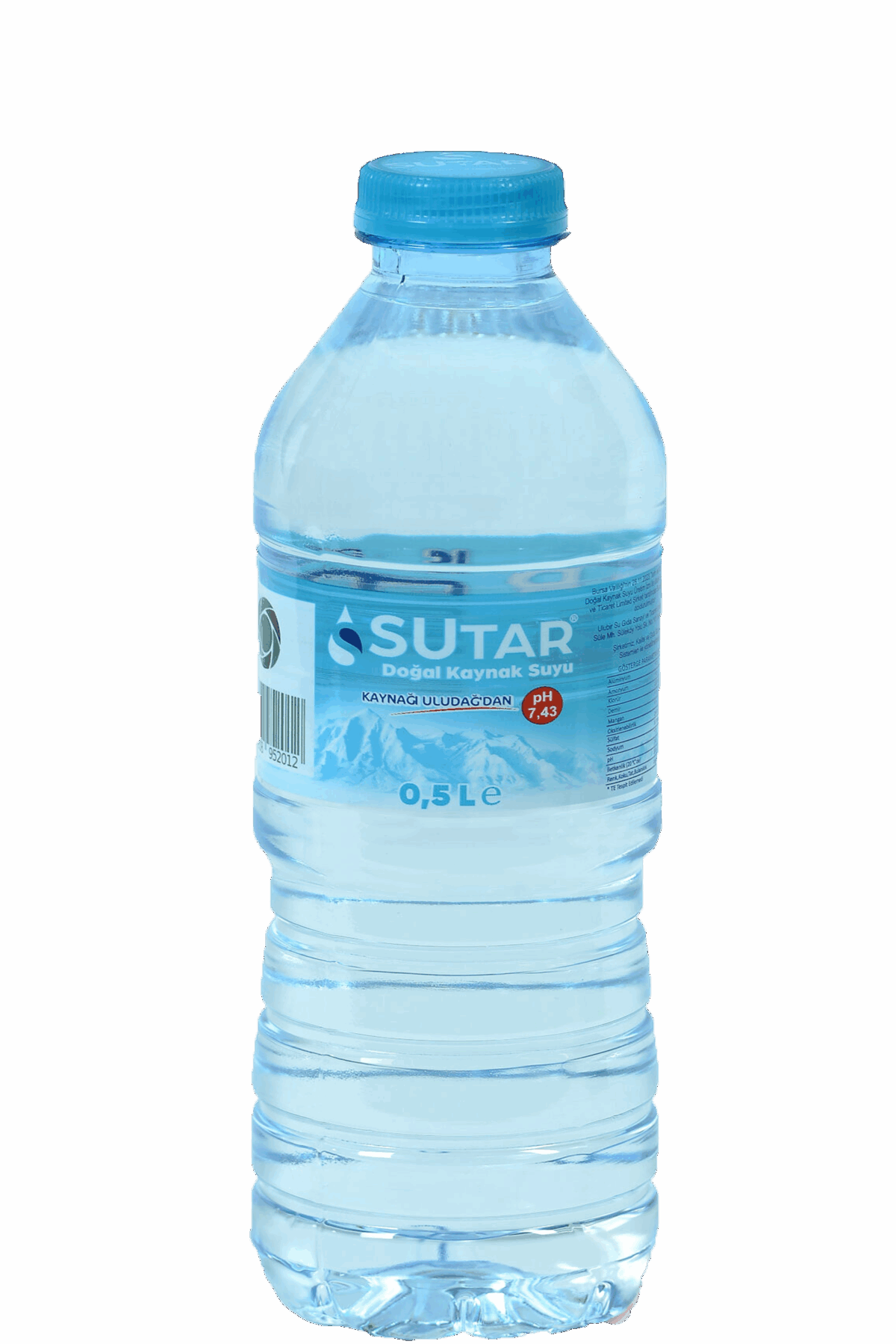 Sutar 0,5 L Doğal Kaynak Suyu - Görsel 1